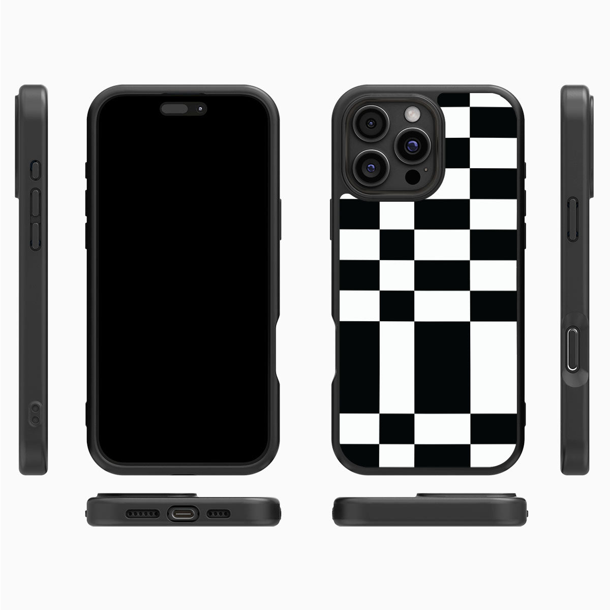 Skewed Checks - iPhone 16 Pro Case #case type_core (magsafe), #case type_core (non magsafe)