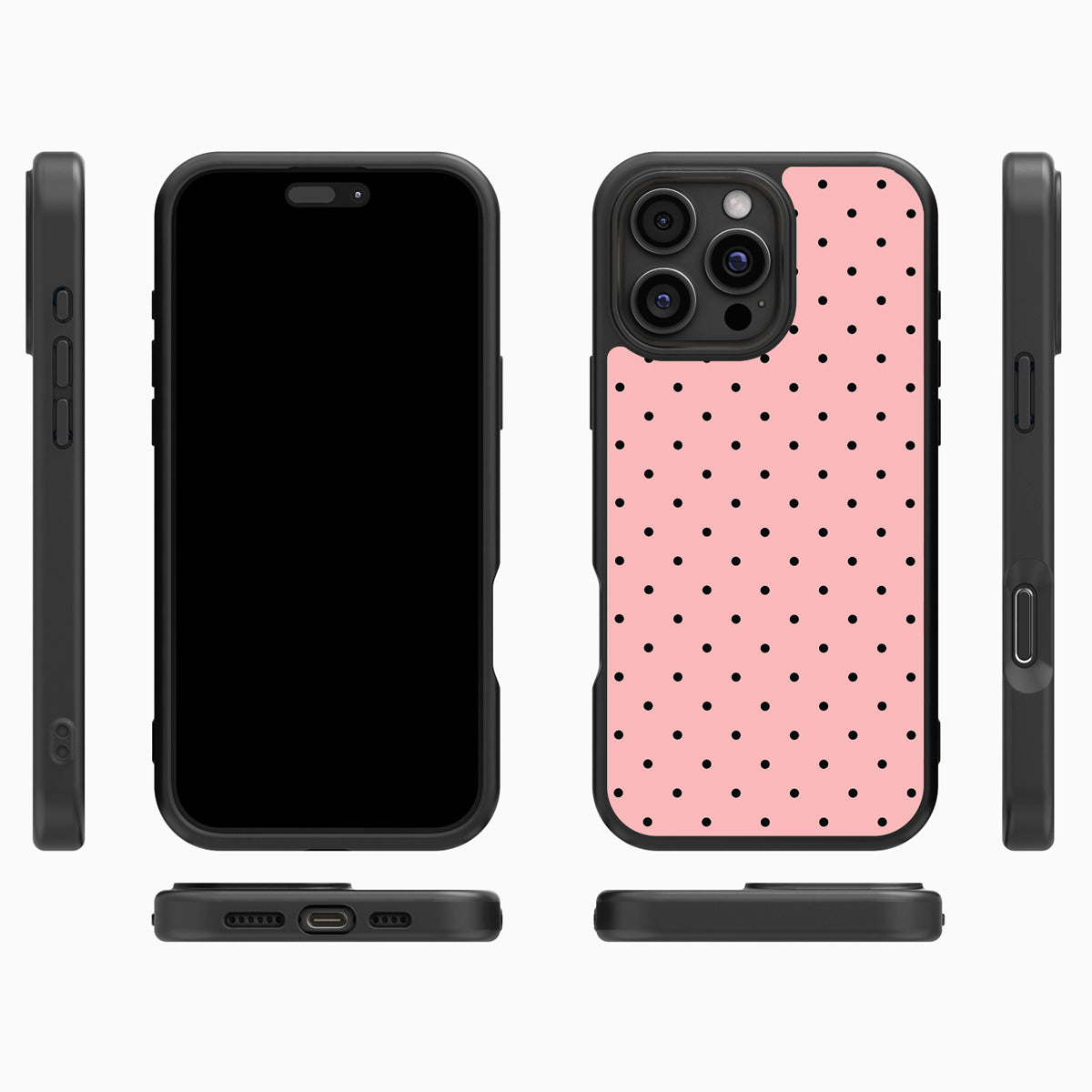 Veloria iPhone 16 Pro case cover – multi-angle view