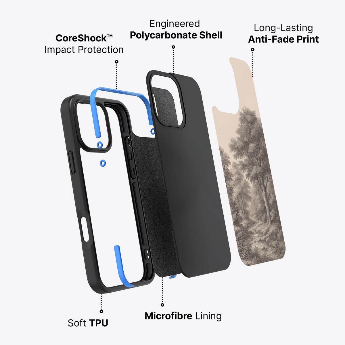 Woodland - iPhone 16 Pro Case #case type_core (non magsafe)