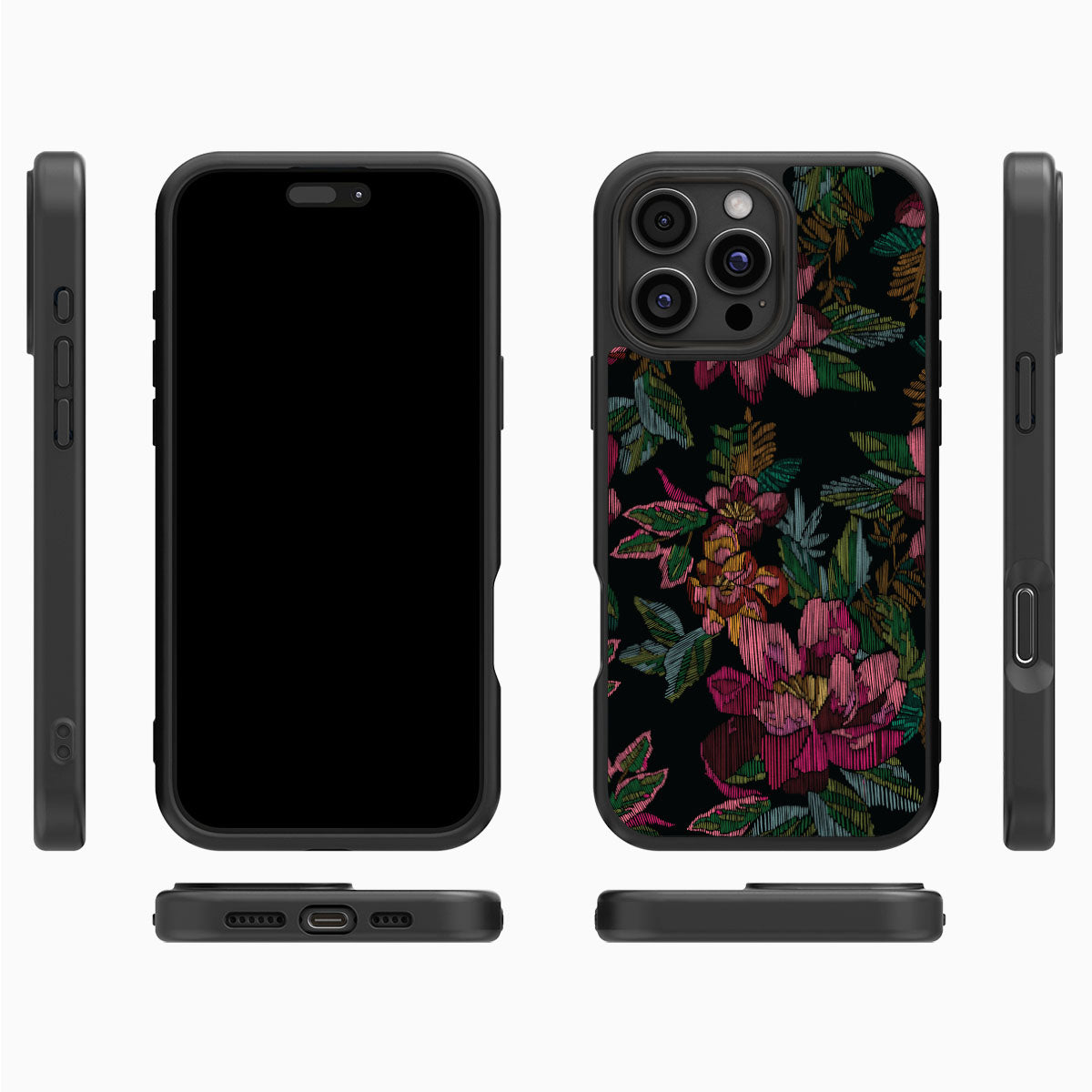 Woven Blooms - iPhone 16 Pro Case #case type_core (magsafe), #case type_core (non magsafe)