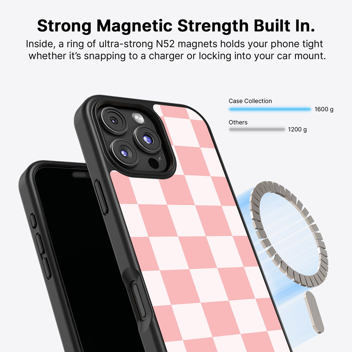 iPhone 16 Pro Max MagSafe case – Ballet Tile design