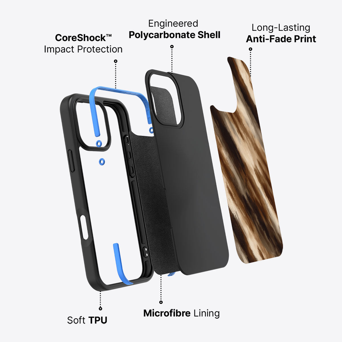 Bronze Terra - iPhone 16 Pro Max Case #case type_core (non magsafe)