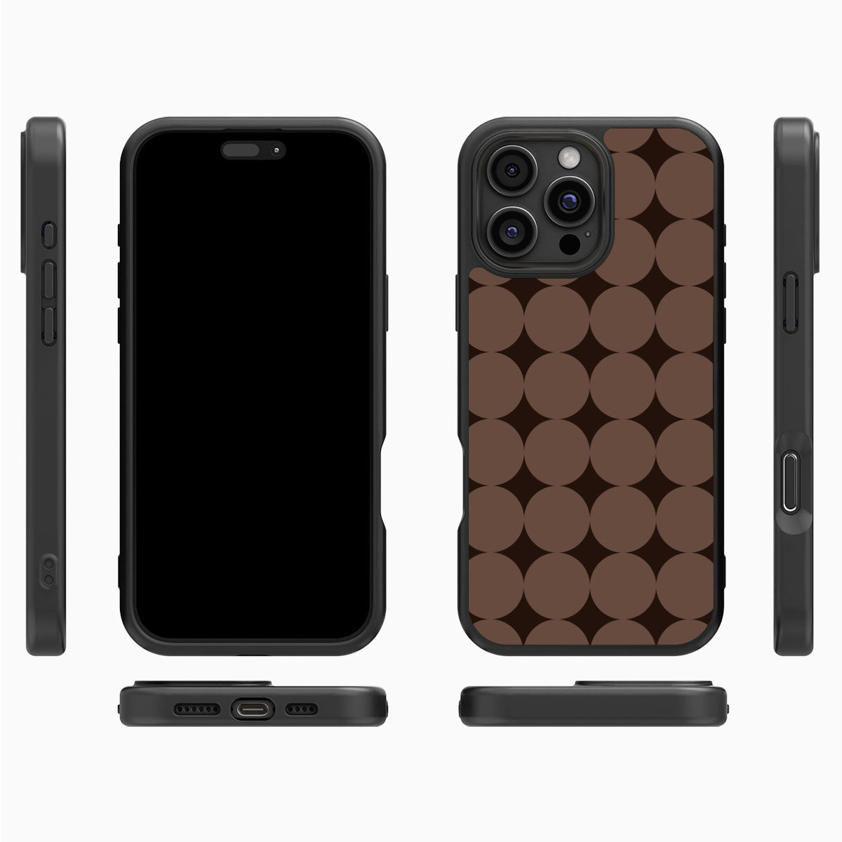Choco Buttons - iPhone 16 Pro Max Case #case type_core (magsafe), #case type_core (non magsafe)