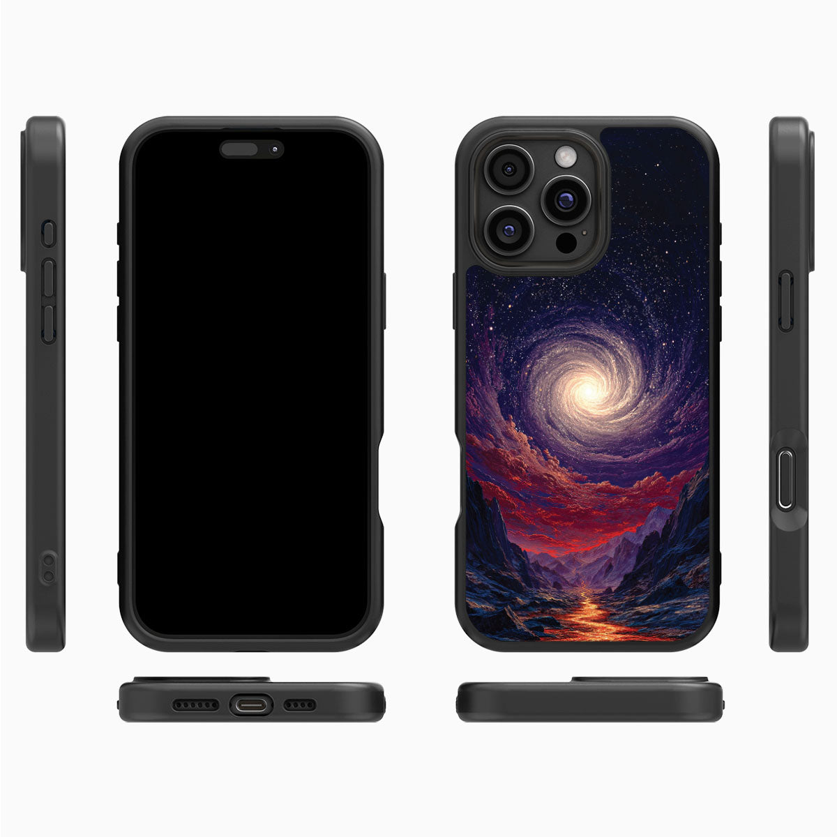 Cosmic Vortex - iPhone 16 Pro Max Case #case type_core (magsafe), #case type_core (non magsafe)