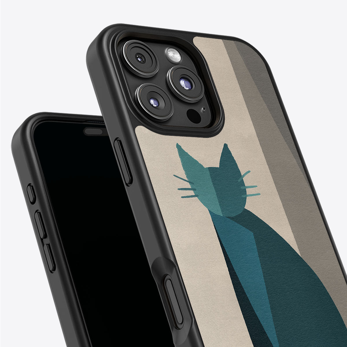 Cubist Feline - iPhone 16 Pro Max Case #case type_core (non magsafe)