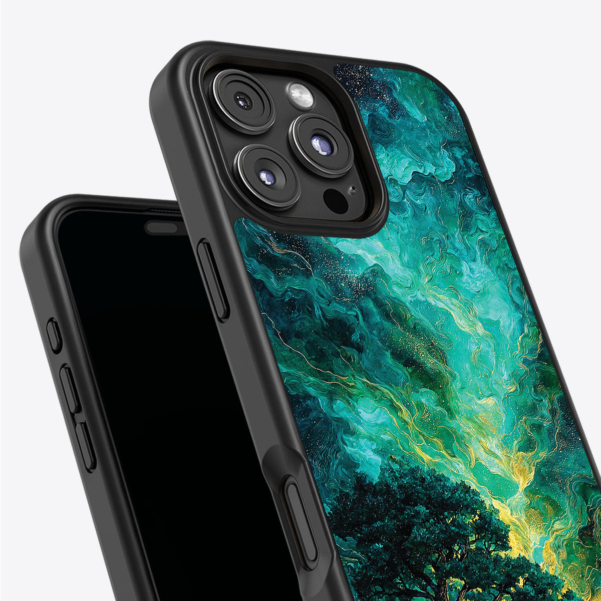 Emerald Storm - iPhone 16 Pro Max Case #case type_core (non magsafe)