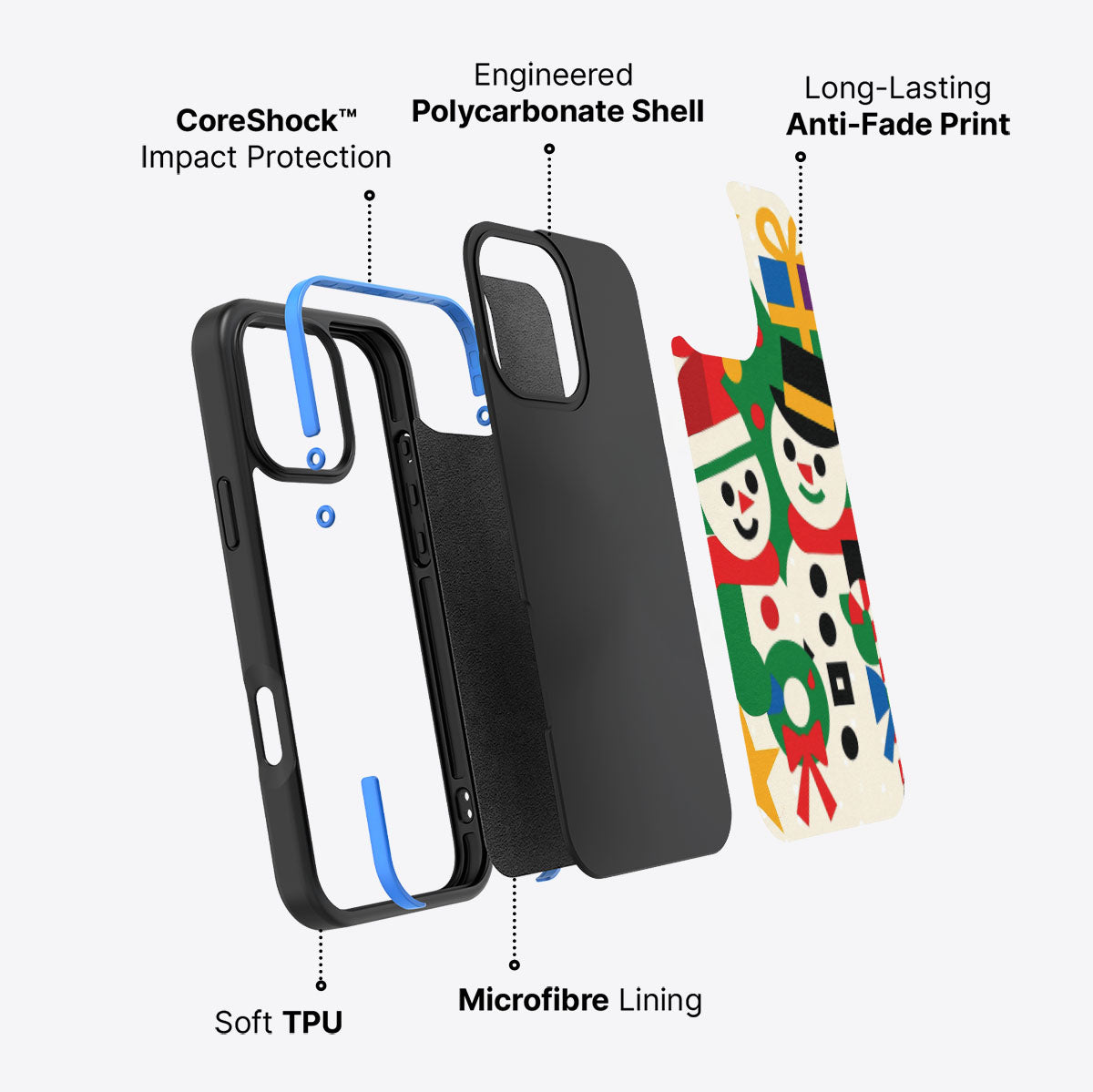 Family Santa - iPhone 16 Pro Max Case #case type_core (non magsafe)