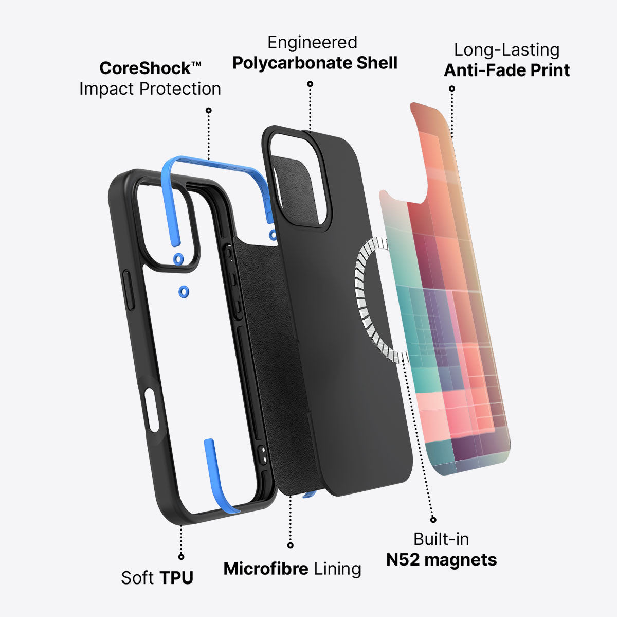 Fibionacci Play - iPhone 16 Pro Max Case #case type_core (magsafe)