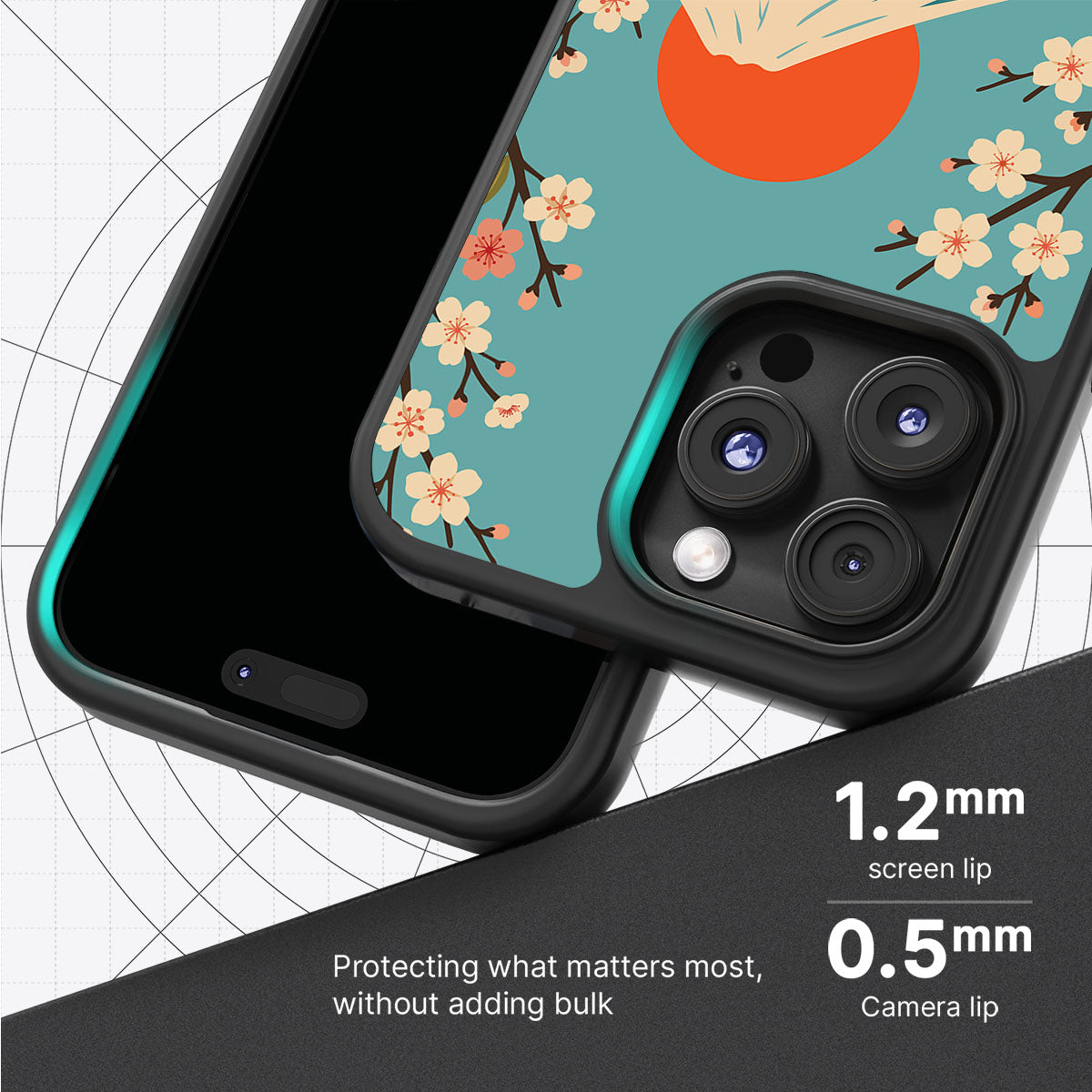 Fuji Cats slim iPhone 16 Pro Max phone case