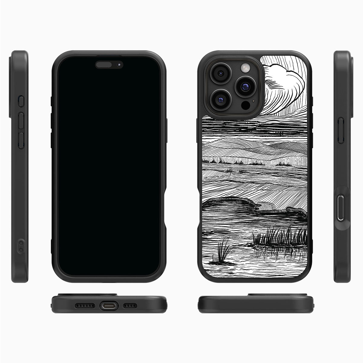 Linear Landscape - iPhone 16 Pro Max Case