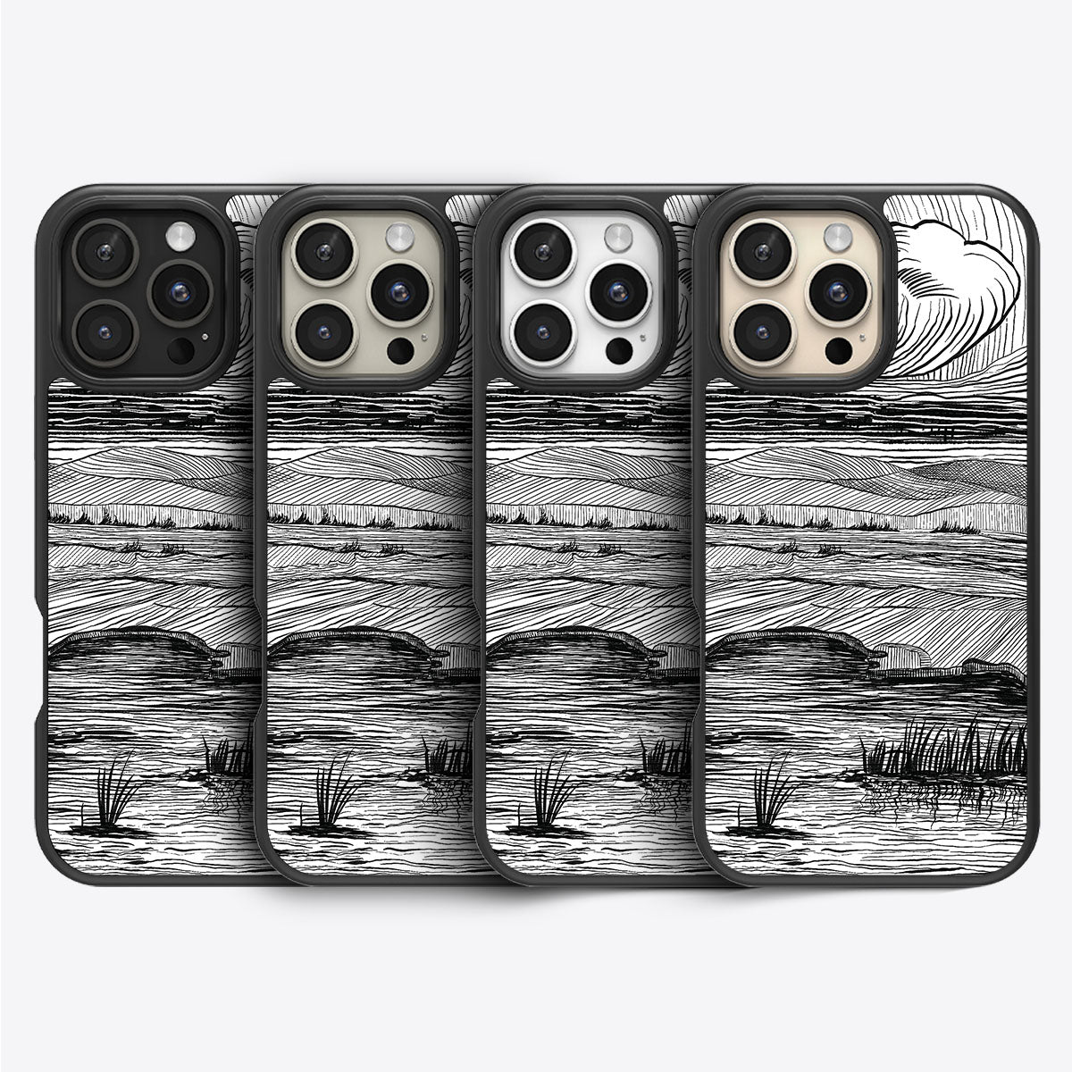 Linear Landscape - iPhone 16 Pro Max Case