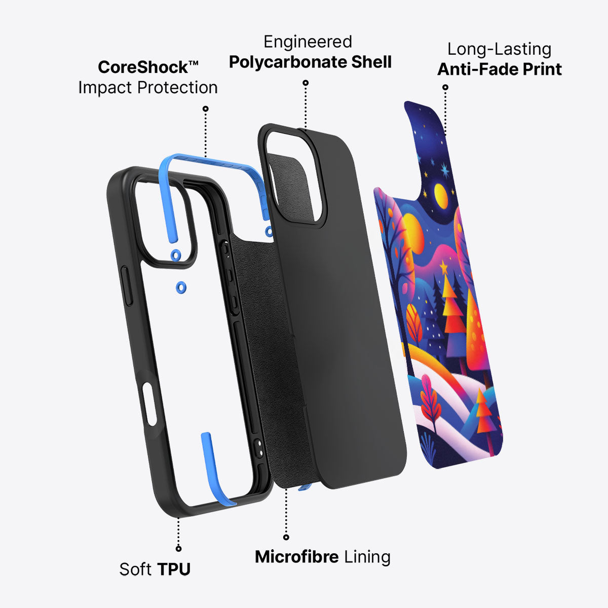 Luminous Joy - iPhone 16 Pro Max Case #case type_core (non magsafe)