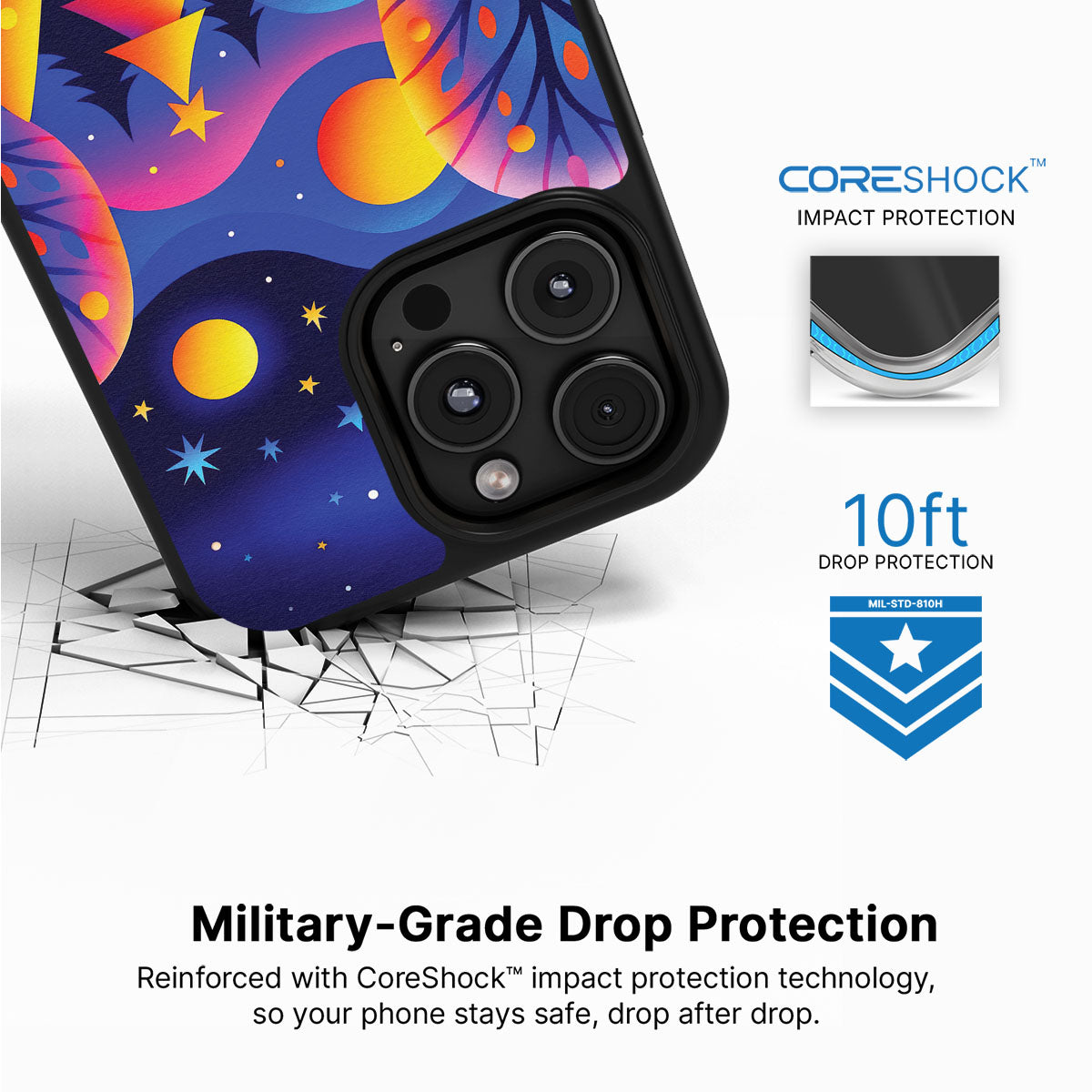 Luminous Joy - iPhone 16 Pro Max Case #case type_core (magsafe), #case type_core (non magsafe)