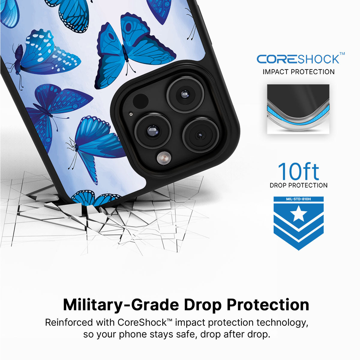 Magic Butterflies - iPhone 16 Pro Max Case