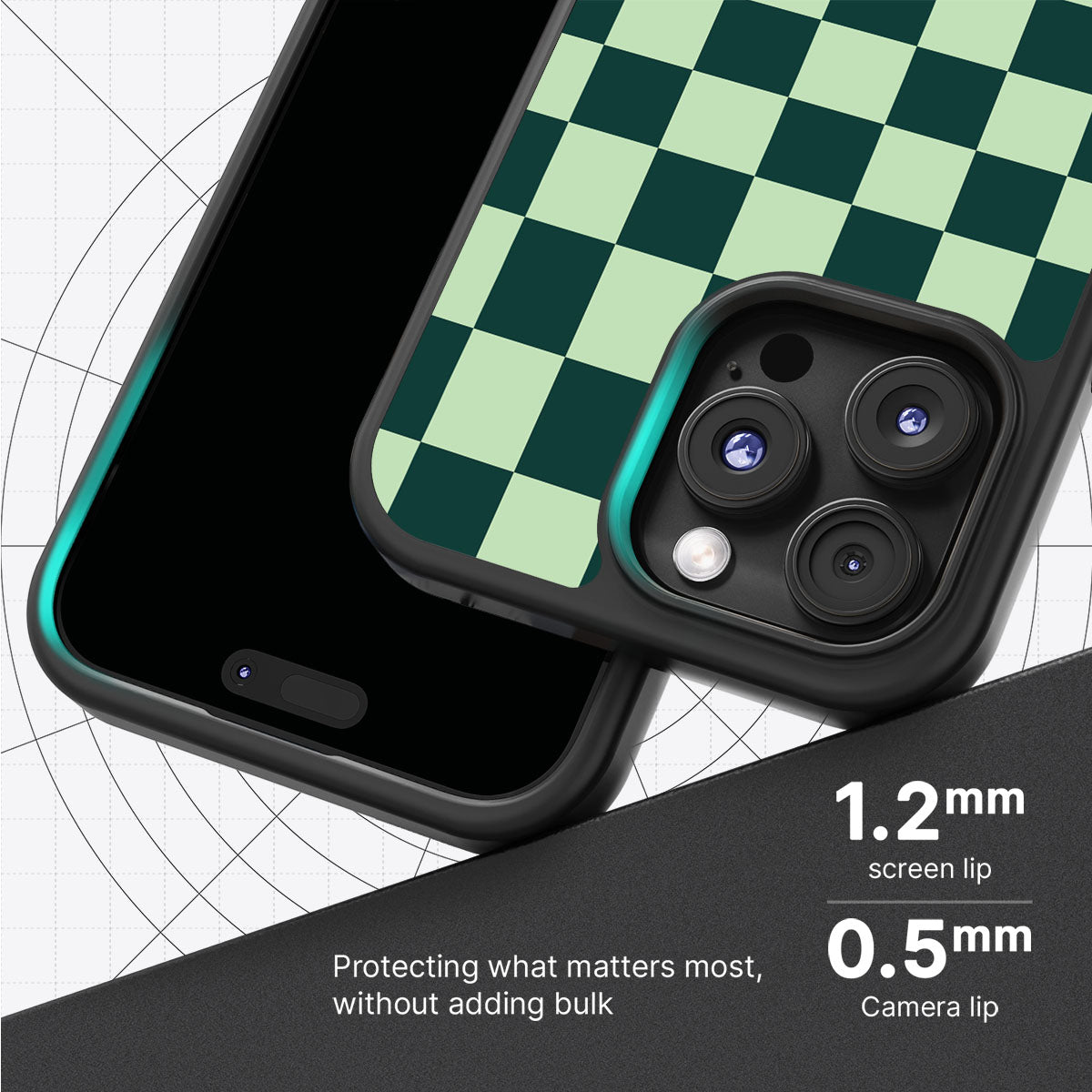 Mint Matrix - iPhone 16 Pro Max Case