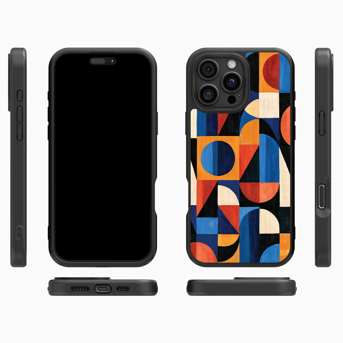 Modernist Muse iPhone 16 Pro Max case cover – multi-angle view