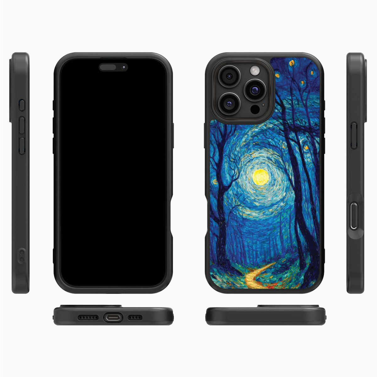 iPhone 16 Pro Max Case with MagSafe – Moonlit Forest