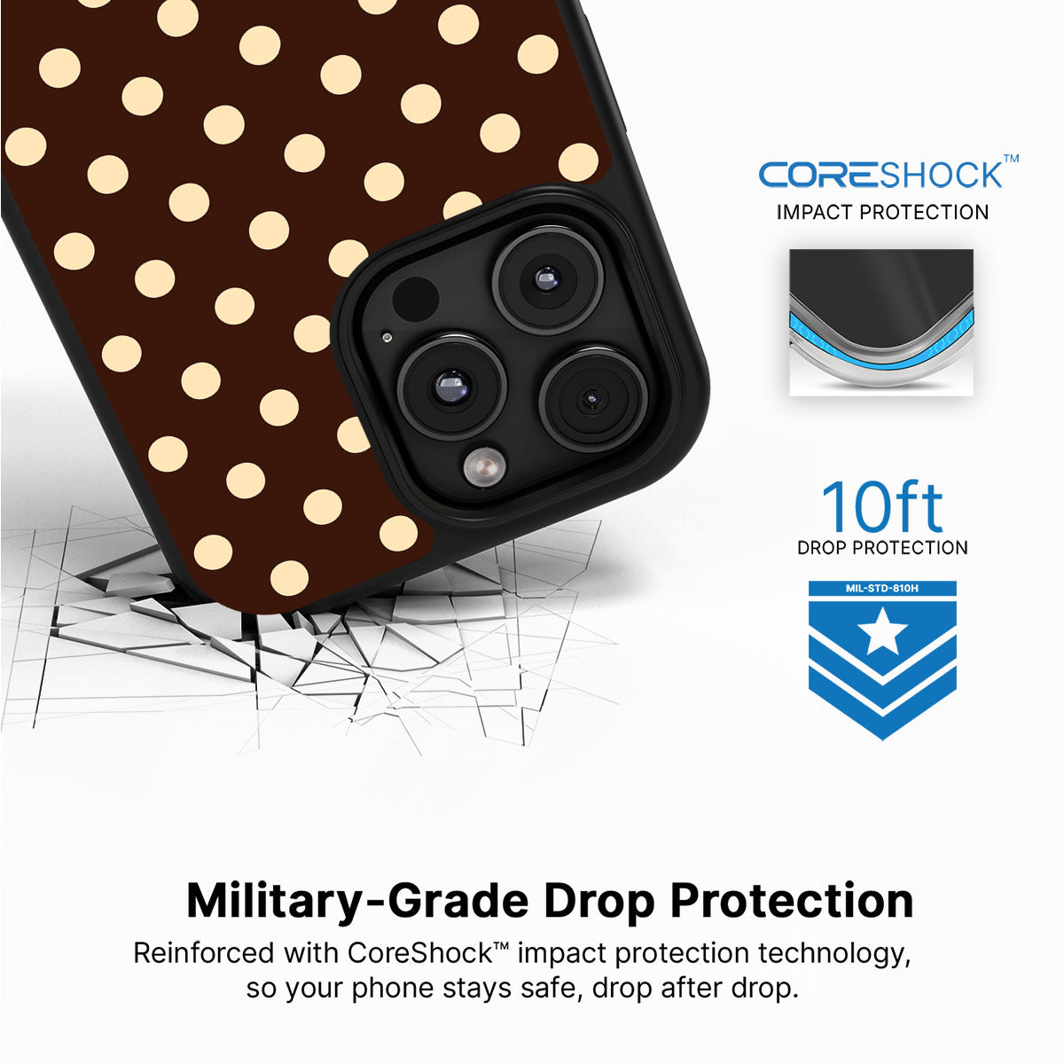 Nutty Choco - iPhone 16 Pro Max Case #case type_core (magsafe), #case type_core (non magsafe)