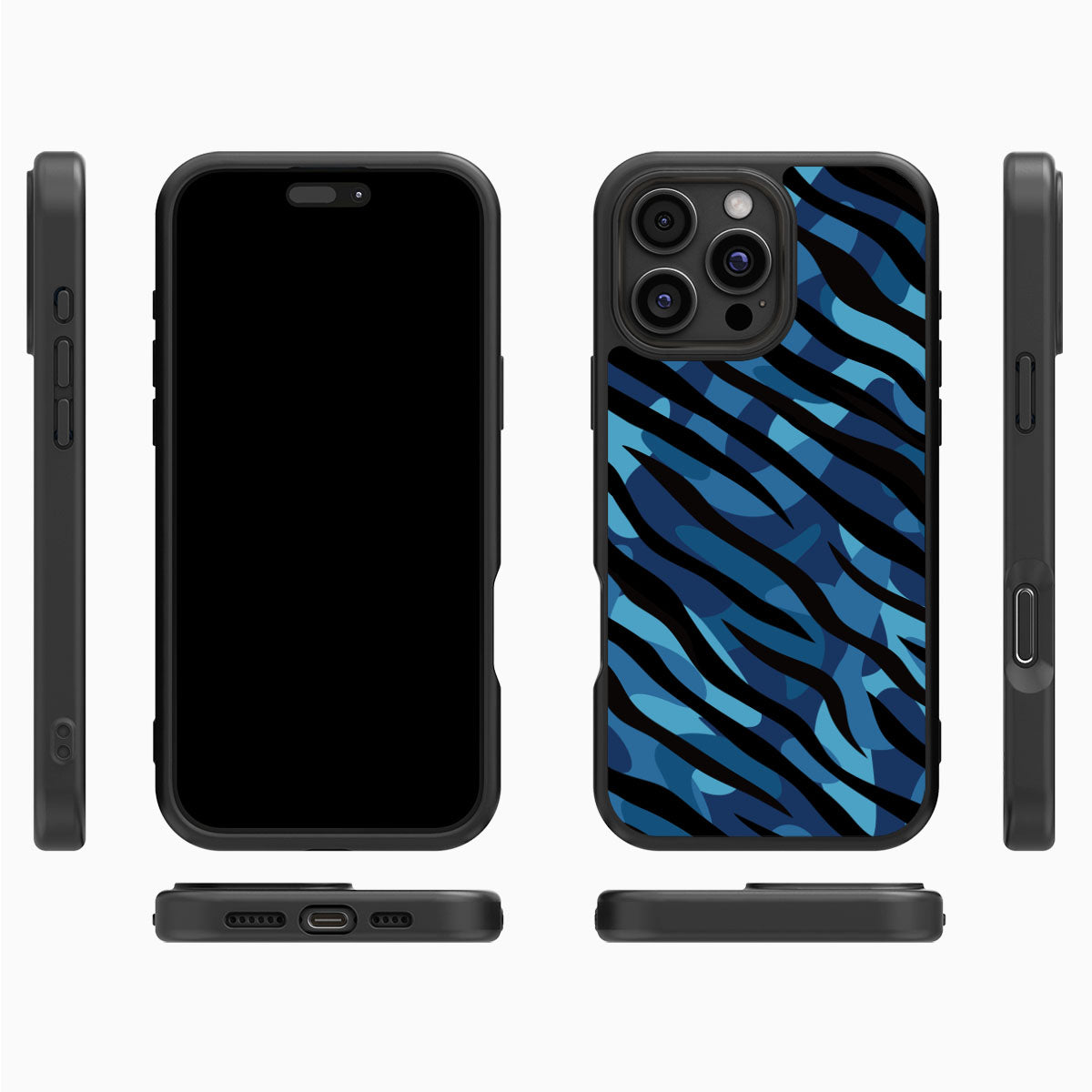 Ocean Camo - iPhone 16 Pro Max Case, #case type_core (magsafe), #case type_core (non magsafe)