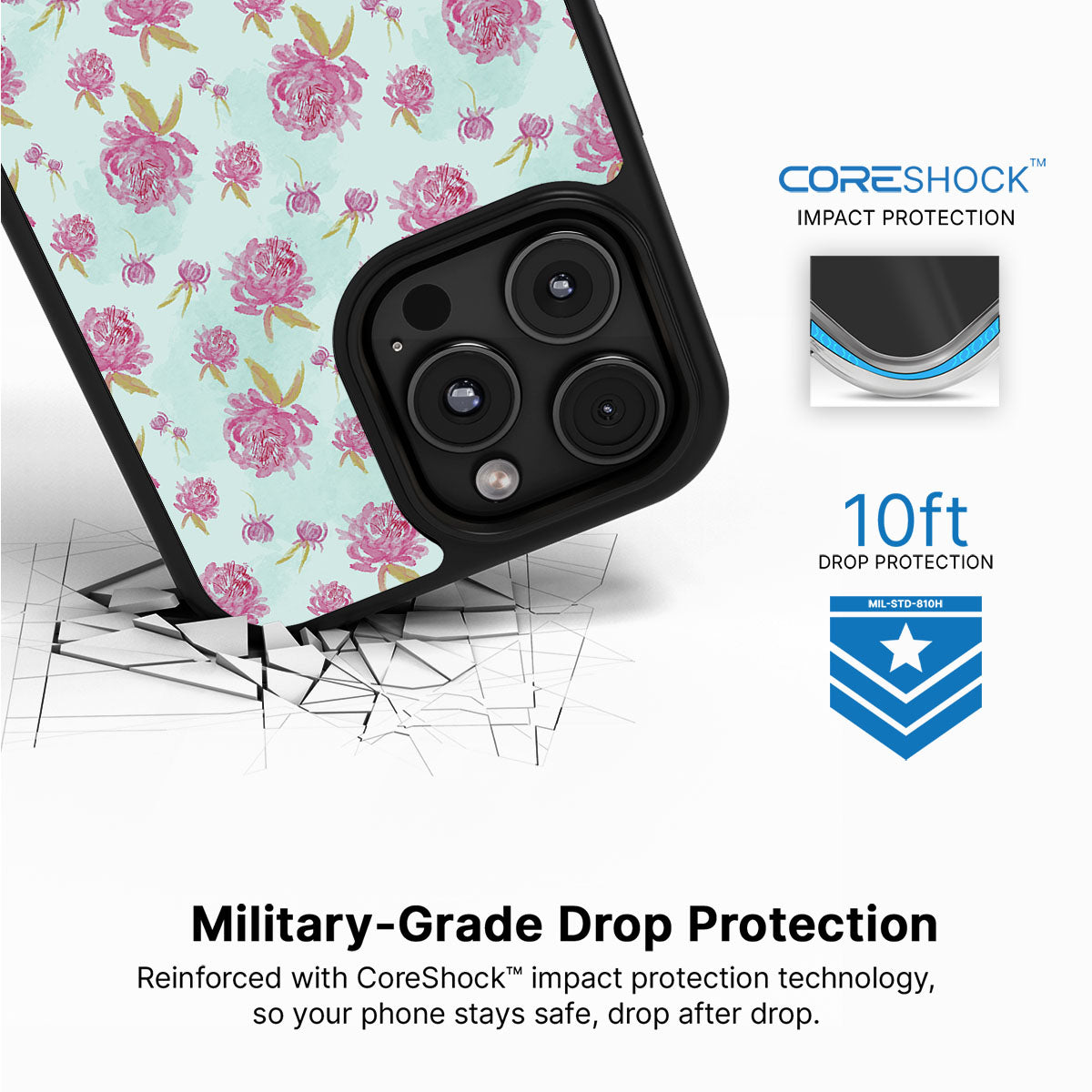 Rose Showers - iPhone 16 Pro Max Case