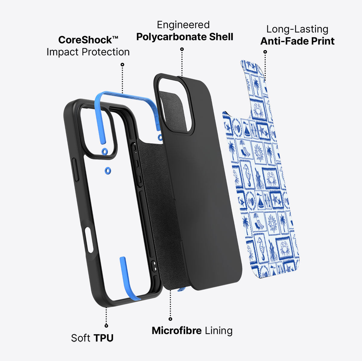 Seaside Sketches - iPhone 17 Air Case