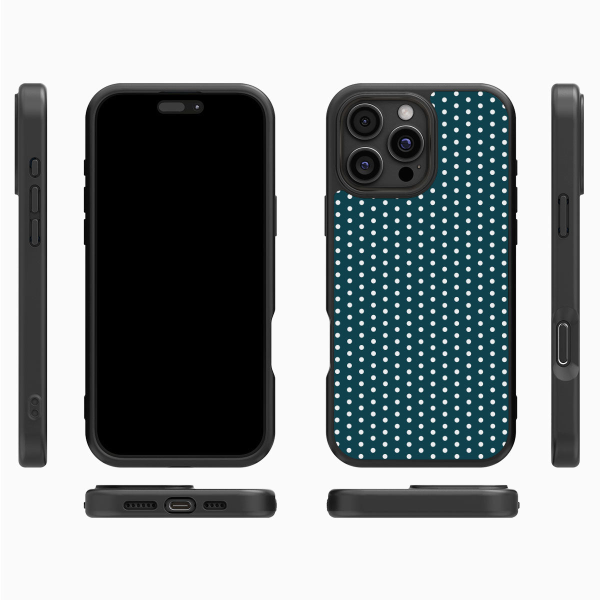 Teal Mesh - iPhone 16 Pro Max Case #case type_core (magsafe), #case type_core (non magsafe)