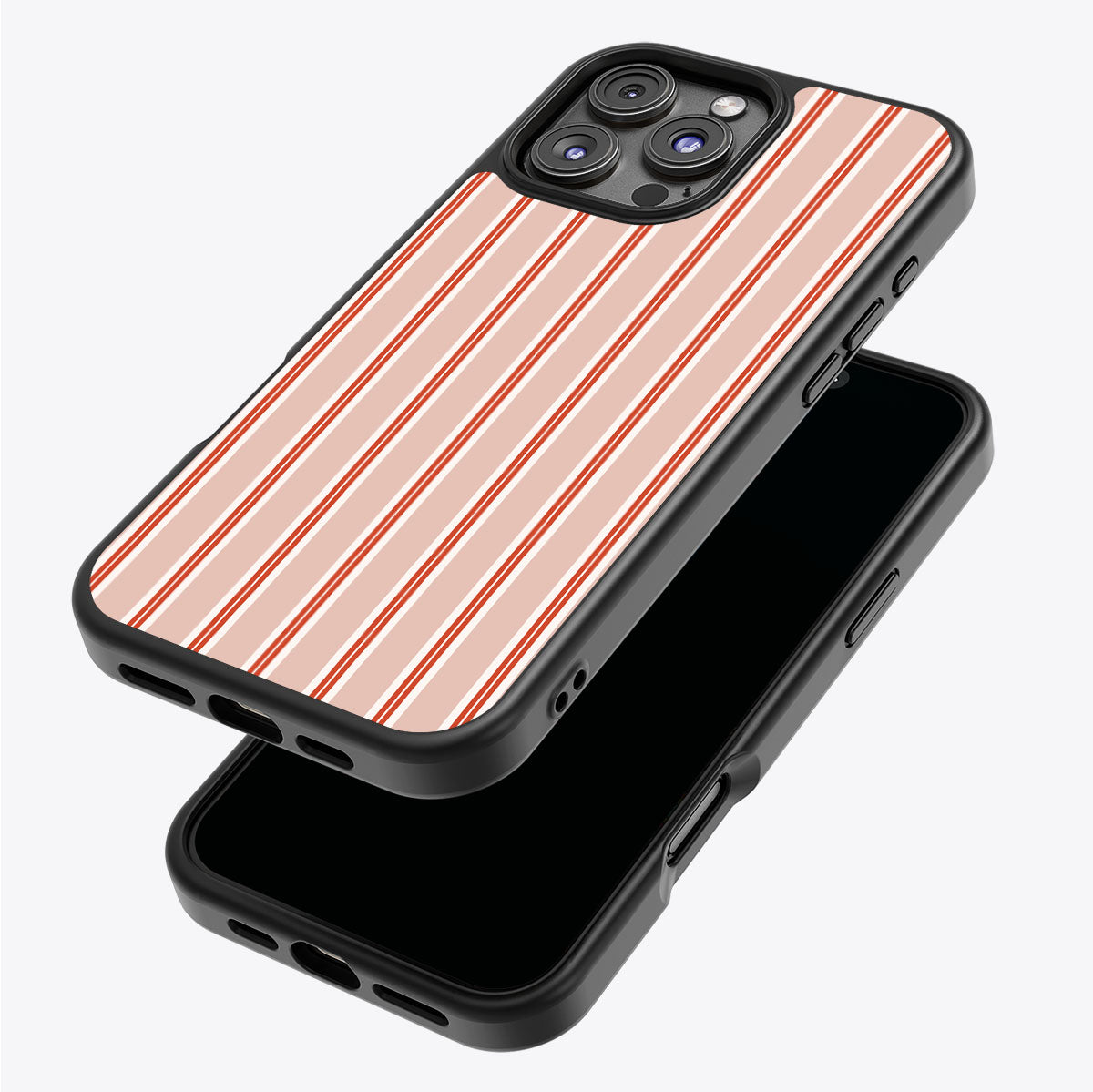 Vermillion Streak - iPhone 16 Pro Max Case #case type_core (magsafe), #case type_core (non magsafe)