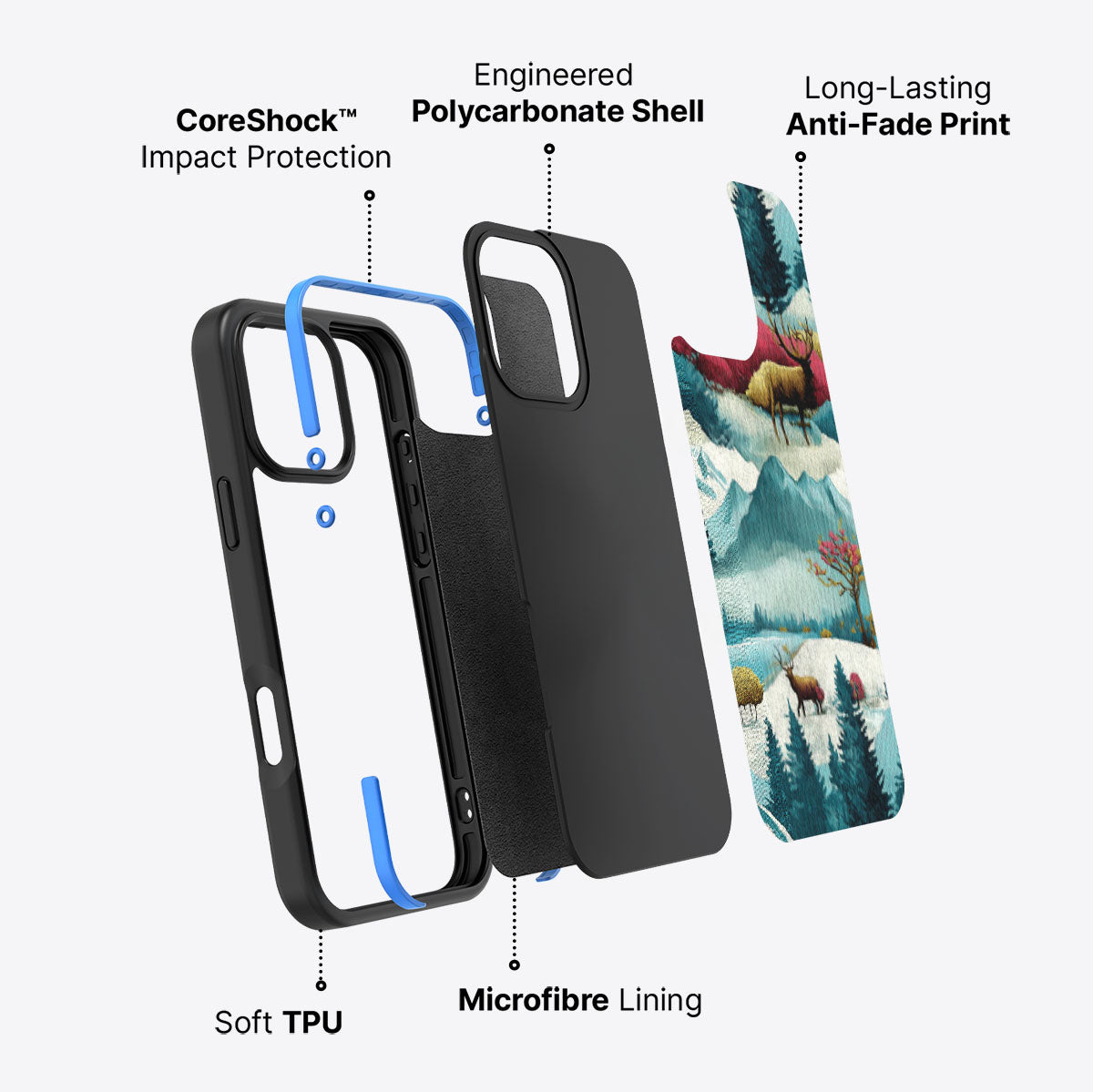 Winter Impressions - iPhone 16 Pro Max Case #case type_core (non magsafe)