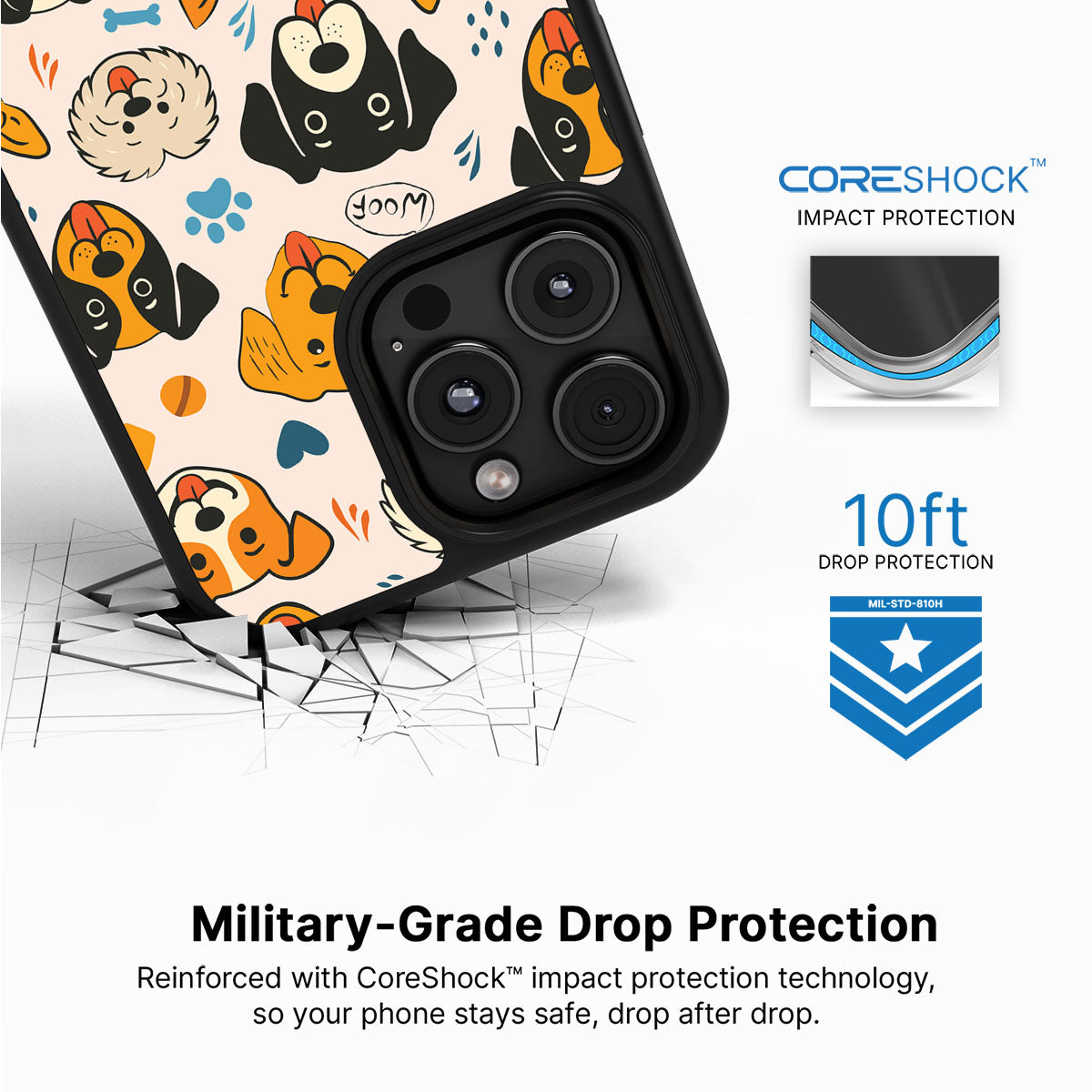 Woof Squad - iPhone 16 Pro Max Case, #case type_core (magsafe), #case type_core (non magsafe)