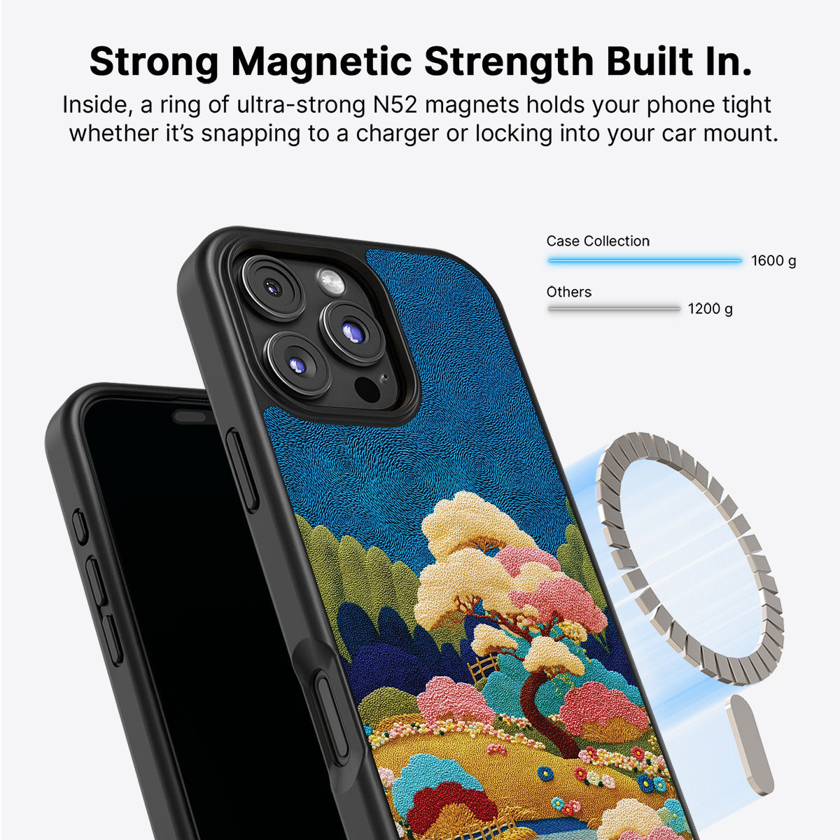 iPhone 16 Pro Max Case with MagSafe – Zen Garden