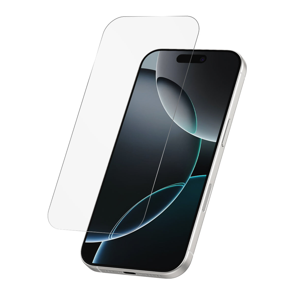iPhone 16 Pro screen protector – clear strengthened glass with 2.5D curved edges, pack of 2