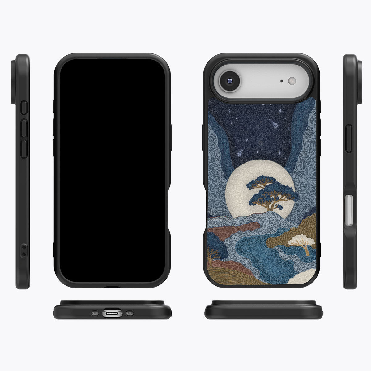 Aura Farming iPhone Air case cover – multi-angle view