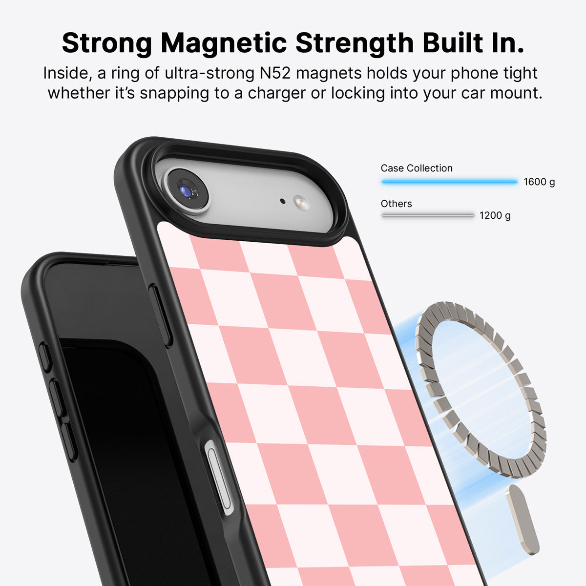 iPhone Air MagSafe case – Ballet Tile design