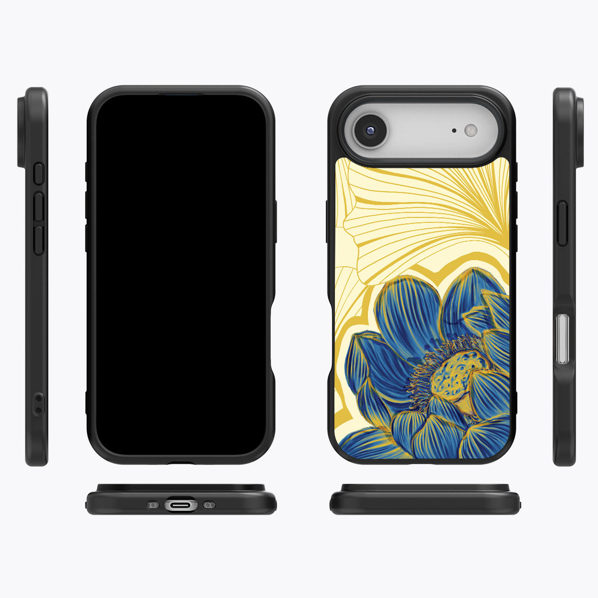 Blue Lotus - iPhone 17 Air Case #case type_core (magsafe), #case type_core (non magsafe)