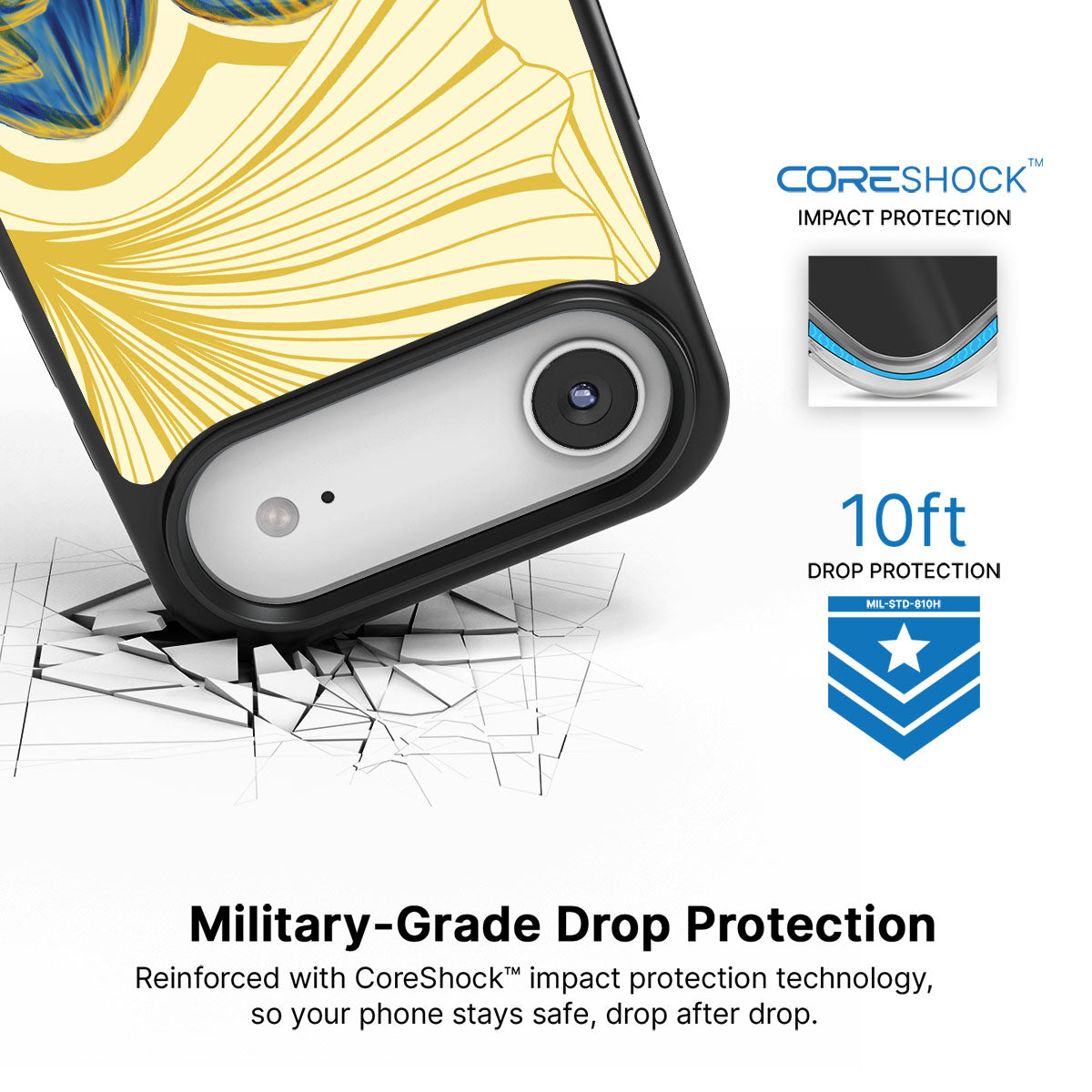 Blue Lotus - iPhone 17 Air Case #case type_core (magsafe), #case type_core (non magsafe)