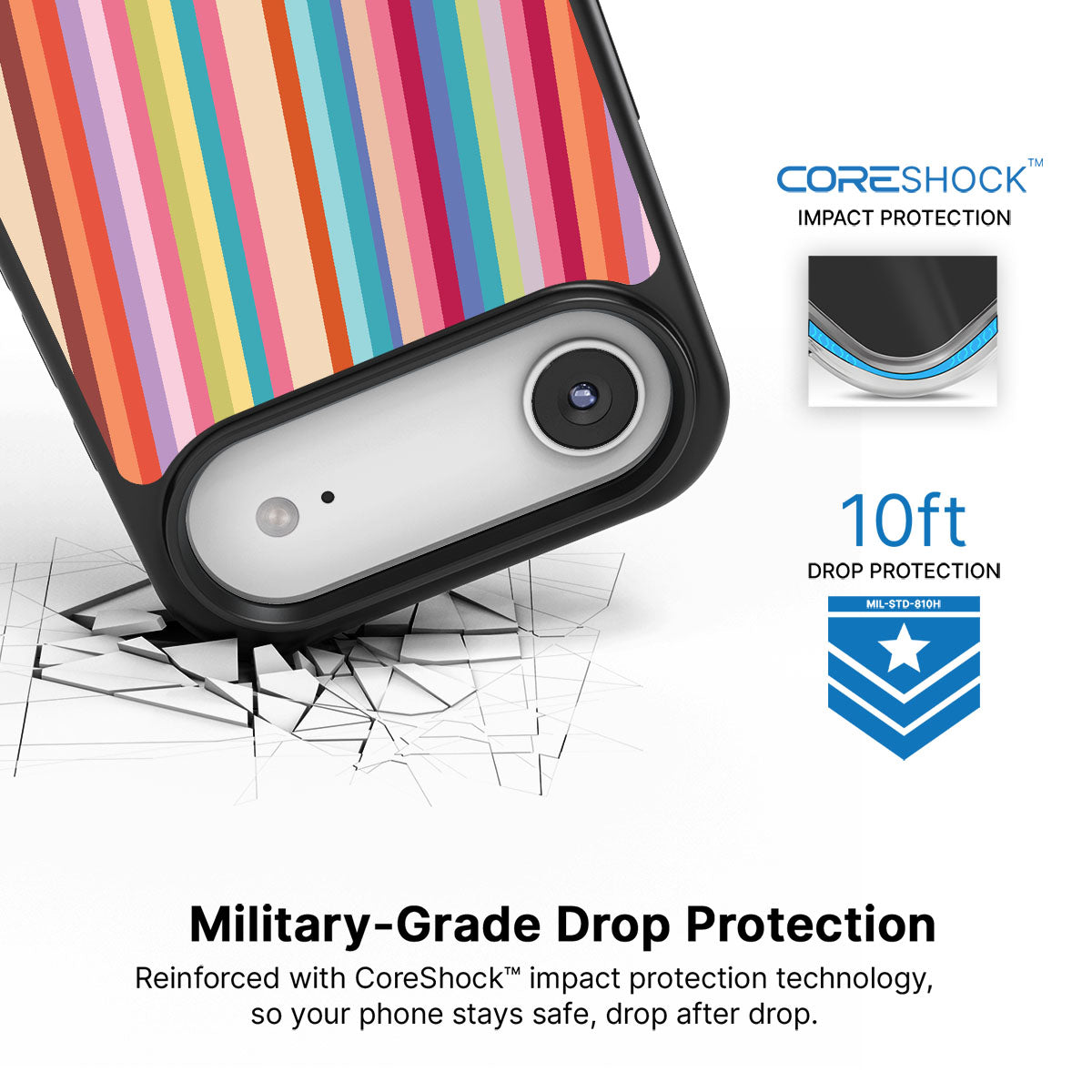 Candy Stripe - iPhone 17 Air Case #case type_core (magsafe), #case type_core (non magsafe)