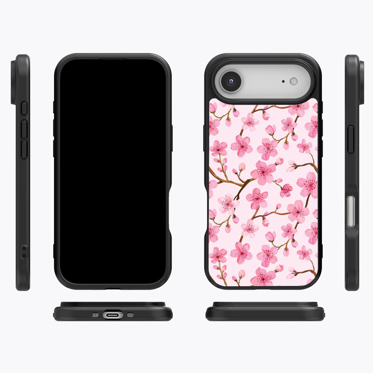 Cherry Blossom iPhone Air case cover – multi-angle view