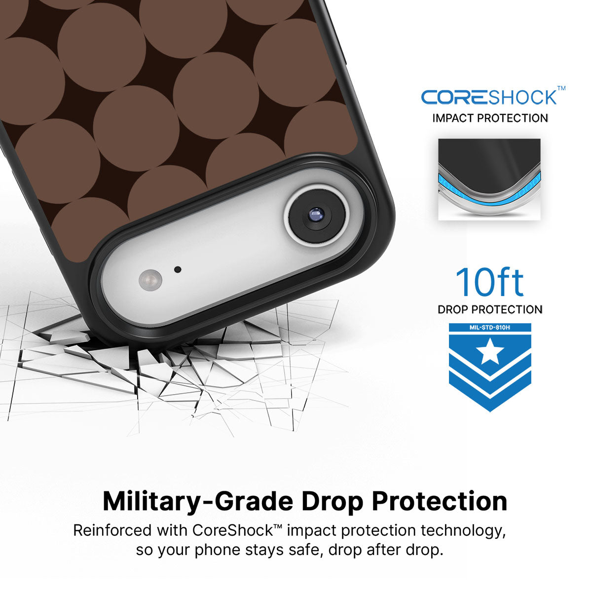 Choco Buttons - iPhone 17 Air Case #case type_core (magsafe), #case type_core (non magsafe)