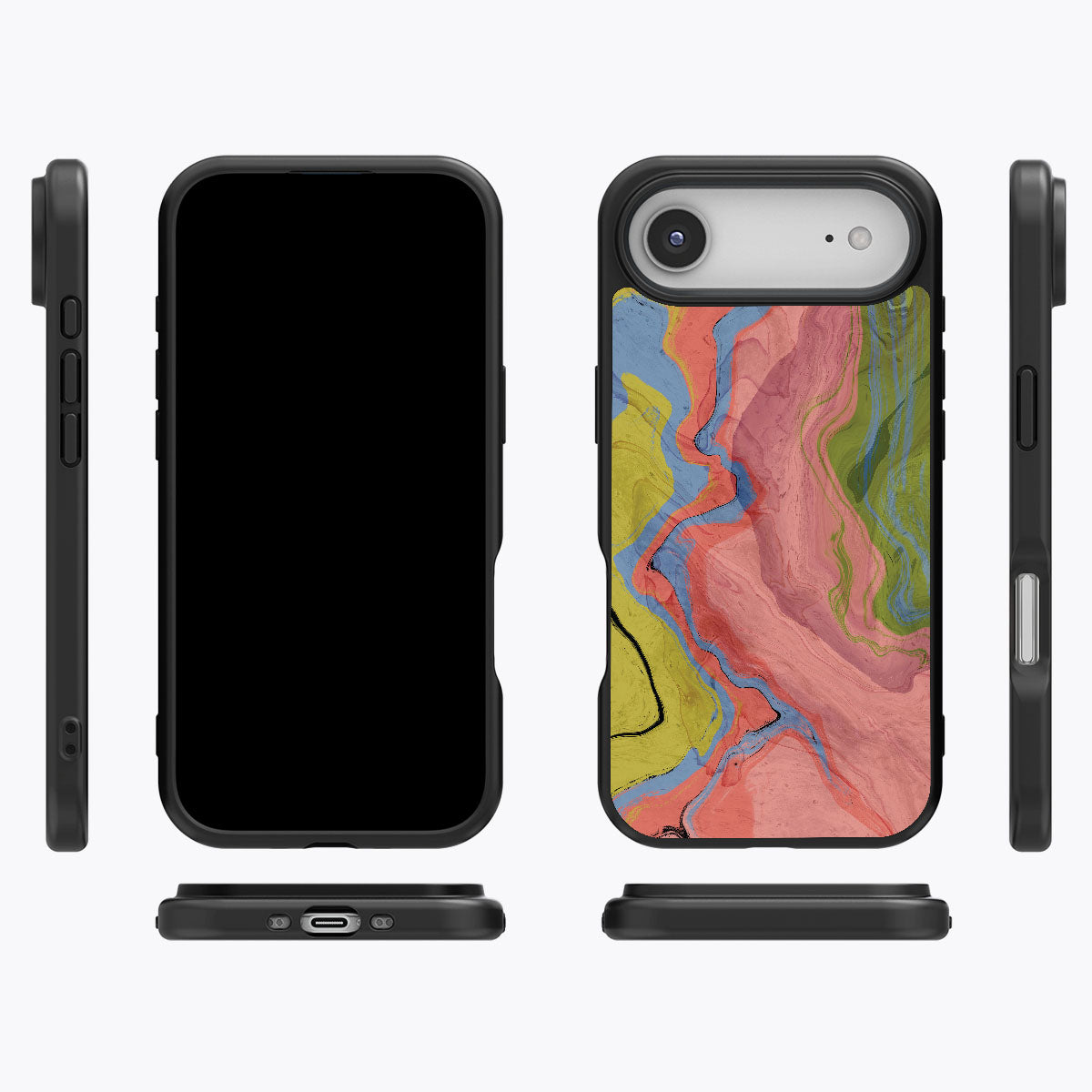 Coloured Rivers - iPhone 17 Air Case, #case type_core (magsafe), #case type_core (non magsafe)