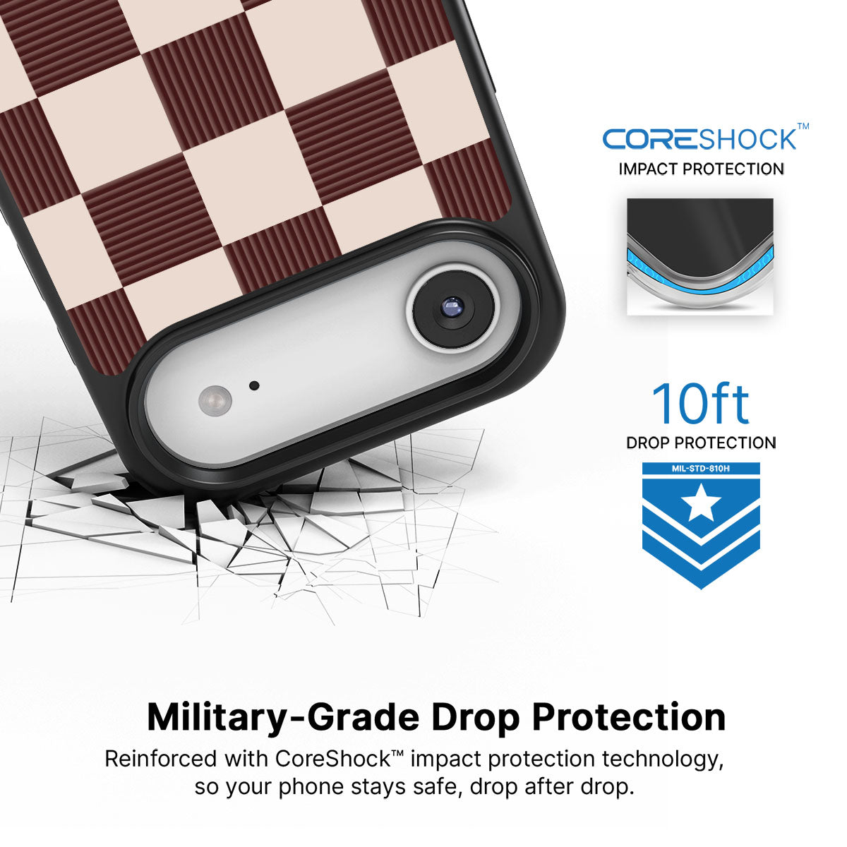 Elegance Espresso - iPhone 17 Air Case #case type_core (magsafe), #case type_core (non magsafe)