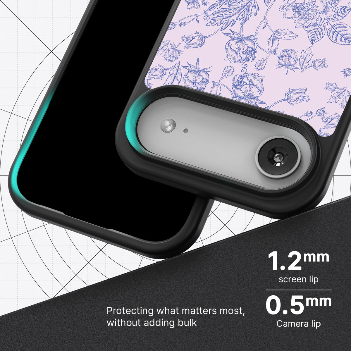 Etched Botanics - iPhone 17 Air Case #case type_core (magsafe), #case type_core (non magsafe)