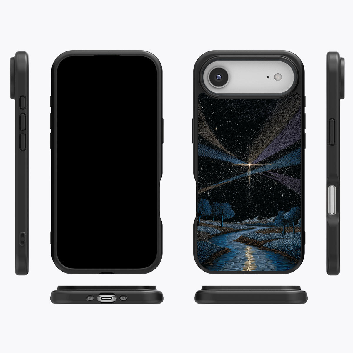 iPhone Air Case with MagSafe – Falling Star
