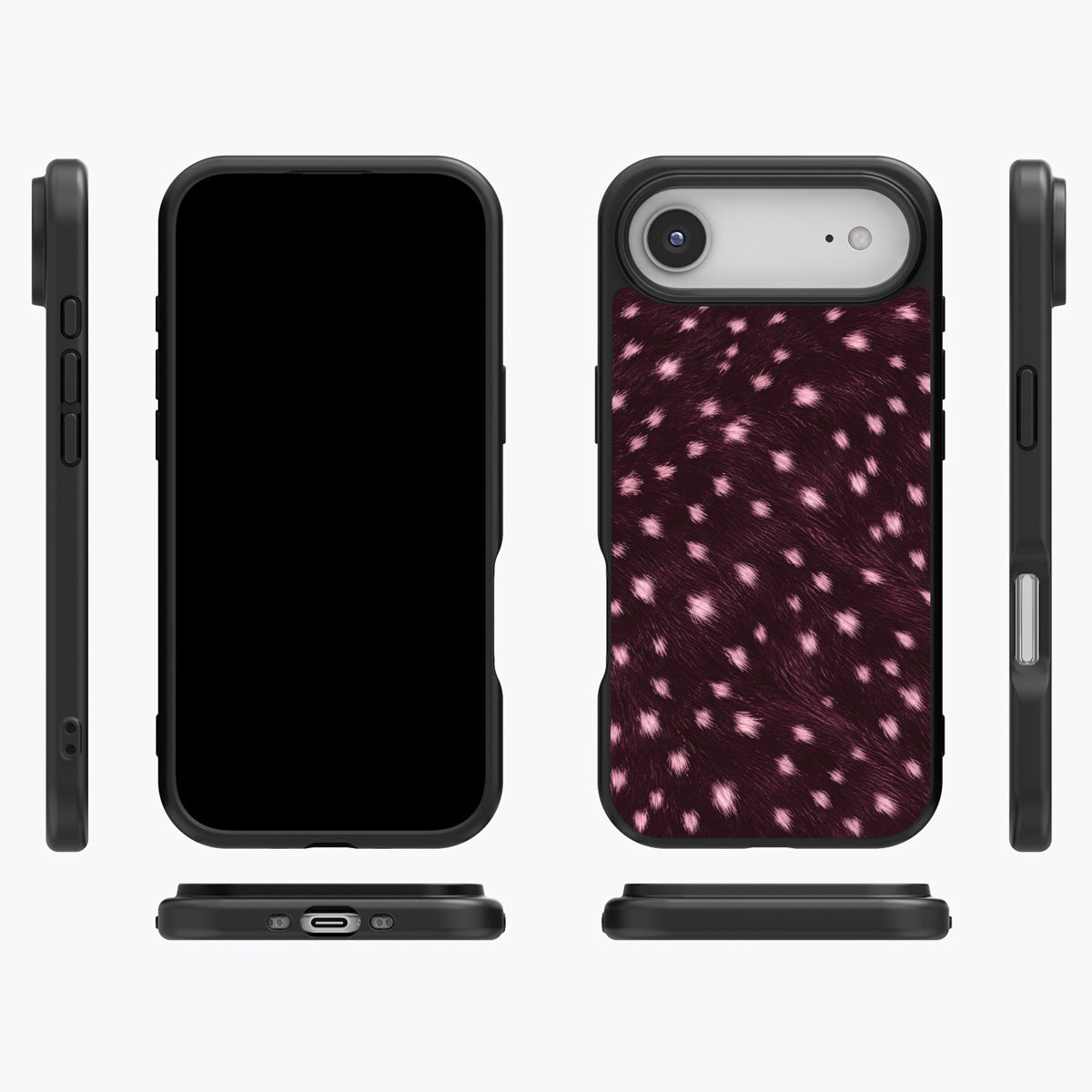 Fawn Spots iPhone Air case cover – multi-angle view