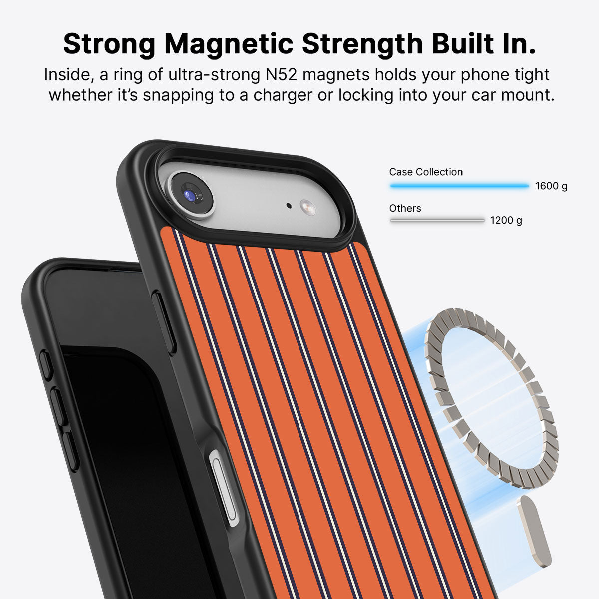 Flared Orange - iPhone 17 Air Case #case type_core (magsafe)