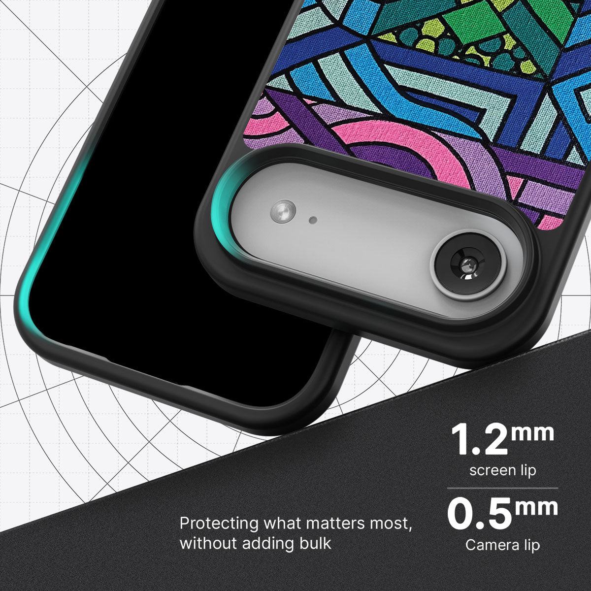 Green Flame - iPhone 17 Air Case #case type_core (magsafe), #case type_core (non magsafe)