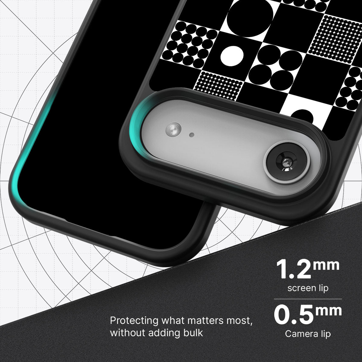 Grid and Orb - iPhone 17 Air Case #case type_core (magsafe), #case type_core (non magsafe)