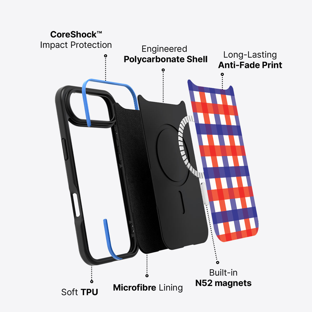 Heritage Checks - iPhone 17 Air Case #case type_core (magsafe)