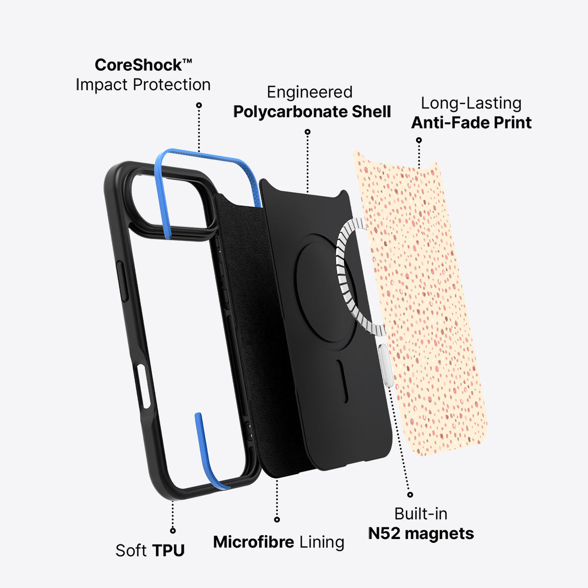 Honey Petal - iPhone 17 Air Case #case type_core (magsafe)