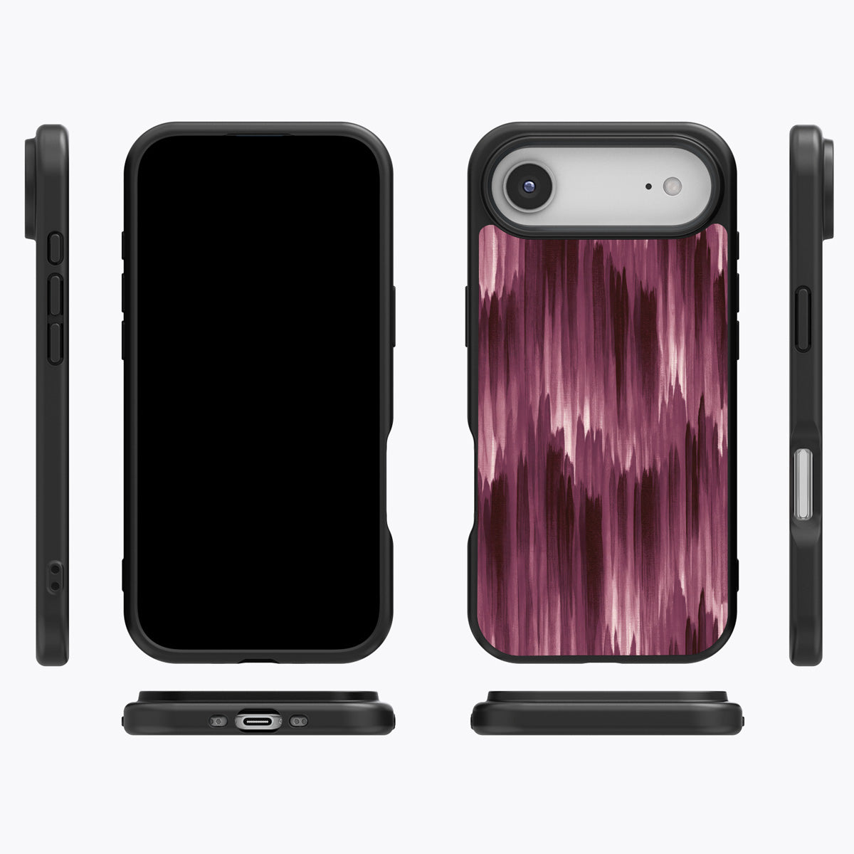 Ikat Haze iPhone Air case cover – multi-angle view