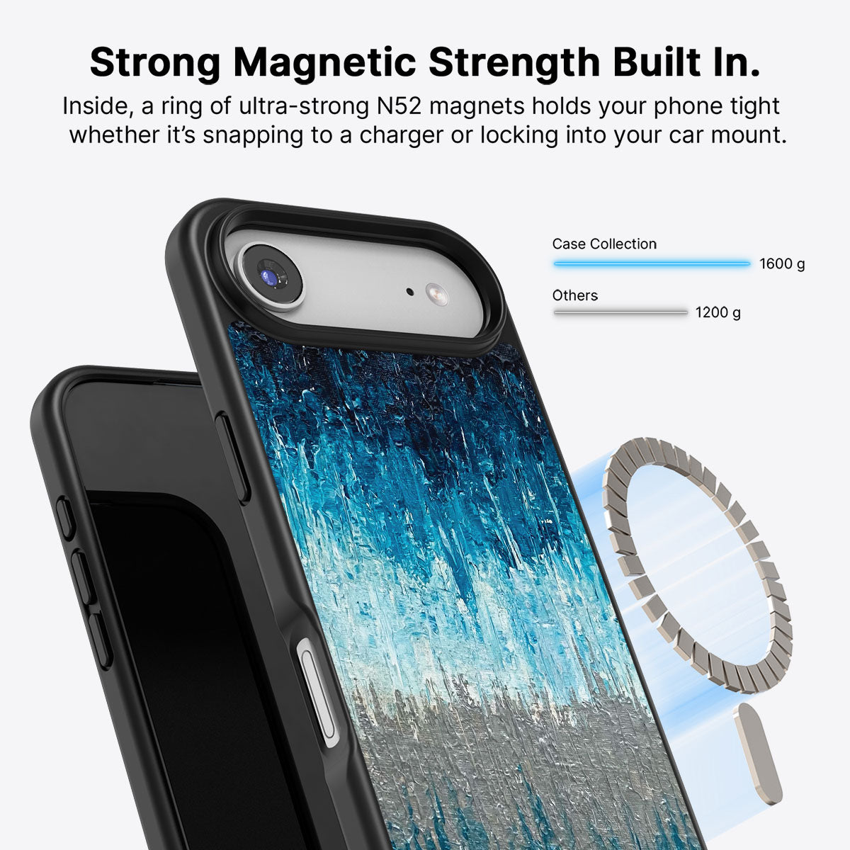 Impasto Tides - iPhone 17 Air Case #case type_core (magsafe)